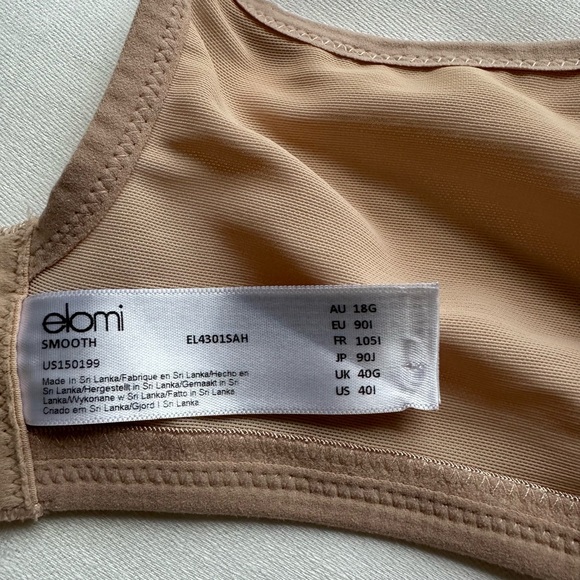 Elomi Beige Full-Coverage Bra - Picture 3 of 6